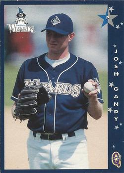 1998 Blueline Q-Cards Fort Wayne Wizards #17 Josh Gandy Front