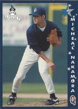 1998 Blueline Q-Cards Fort Wayne Wizards #22 Micheal Nakamura Front