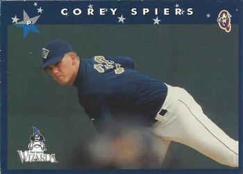 1998 Blueline Q-Cards Fort Wayne Wizards #24 Corey Spiers Front