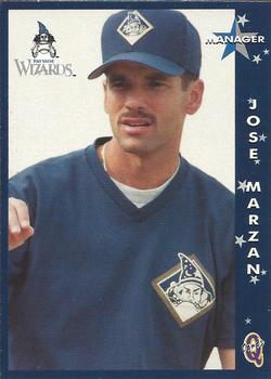 1998 Blueline Q-Cards Fort Wayne Wizards #26 Jose Marzan Front