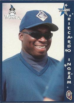 1998 Blueline Q-Cards Fort Wayne Wizards #27 Riccardo Ingram Front