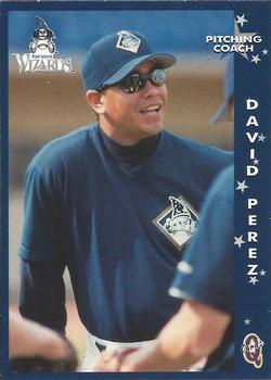 1998 Blueline Q-Cards Fort Wayne Wizards #28 David Perez Front
