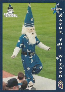 1998 Blueline Q-Cards Fort Wayne Wizards #30 Wayne the Wizard Front