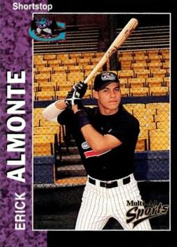1998 Multi-Ad Greensboro Bats #1 Erick Almonte Front