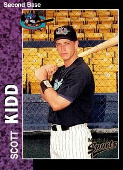 1998 Multi-Ad Greensboro Bats #6 Scott Kidd Front