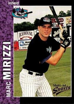 1998 Multi-Ad Greensboro Bats #12 Marc Mirizzi Front