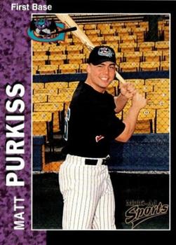 1998 Multi-Ad Greensboro Bats #15 Matt Purkiss Front