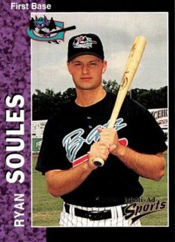 1998 Multi-Ad Greensboro Bats #19 Ryan Soules Front