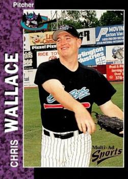1998 Multi-Ad Greensboro Bats #23 Chris Wallace Front