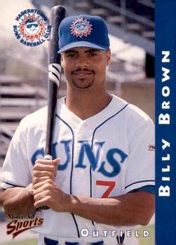 1998 Multi-Ad Hagerstown Suns #9 Billy Brown Front