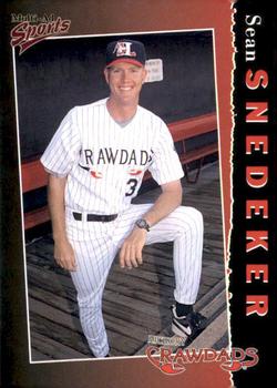 1998 Multi-Ad Hickory Crawdads #2 Sean Snedeker Front