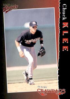 1998 Multi-Ad Hickory Crawdads #18 Chuck Klee Front