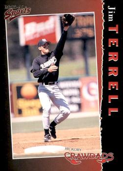 1998 Multi-Ad Hickory Crawdads #27 Jim Terrell Front