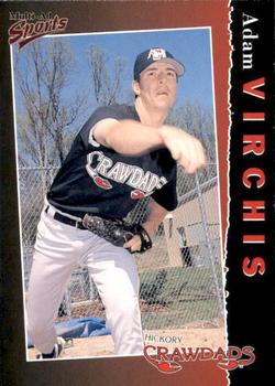 1998 Multi-Ad Hickory Crawdads #28 Adam Virchis Front