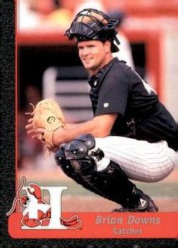 1998 OSP Sports Hickory Crawdads #14 Brian Downs Front