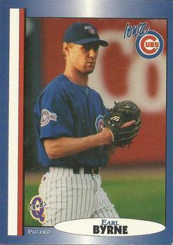 1998 Blueline Q-Cards Iowa Cubs #6 Earl Byrne Front