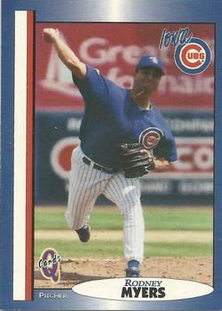 1998 Blueline Q-Cards Iowa Cubs #18 Rodney Myers Front
