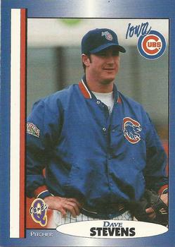 1998 Blueline Q-Cards Iowa Cubs #23 Dave Stevens Front
