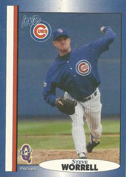 1998 Blueline Q-Cards Iowa Cubs #29 Steve Worrell Front