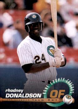 1998 Connie's Pizza Kane County Cougars #NNO Rhodney Donaldson Front