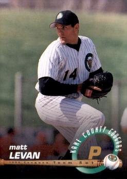 1998 Connie's Pizza Kane County Cougars #NNO Matt Levan Front
