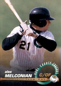 1998 Connie's Pizza Kane County Cougars #NNO Alex Melconian Front