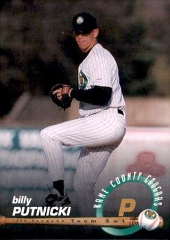 1998 Connie's Pizza Kane County Cougars #NNO Billy Putnicki Front