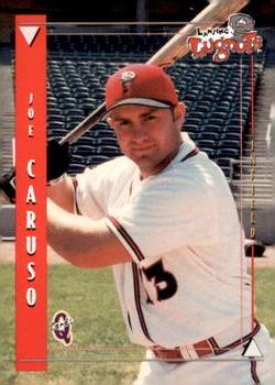 1998 Blueline Q-Cards Lansing Lugnuts #16 Joe Caruso Front
