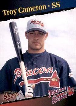 1998 Multi-Ad Macon Braves #5 Troy Cameron Front