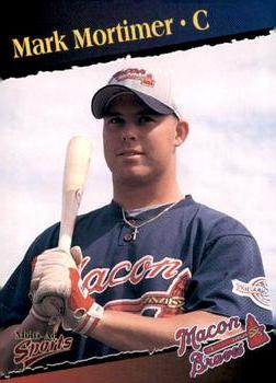 1998 Multi-Ad Macon Braves #15 Mark Mortimer Front