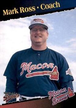 1998 Multi-Ad Macon Braves #28 Mark Ross Front