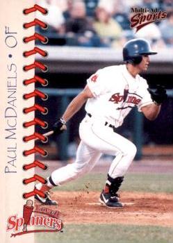 1998 Multi-Ad Lowell Spinners #12 Paul McDaniels Front