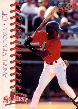 1998 Multi-Ad Lowell Spinners #13 Angel Mendoza Front