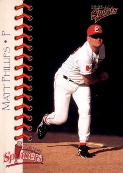 1998 Multi-Ad Lowell Spinners #29 Matt Phillips Front