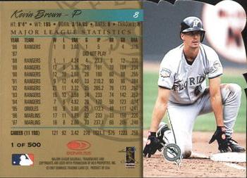 1998 Donruss - Press Proofs Gold #8 Kevin Brown Back