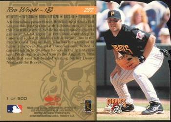 1998 Donruss - Press Proofs Gold #297 Ron Wright Back
