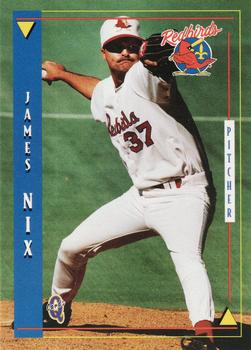 1998 Blueline Q-Cards Louisville Redbirds #16 James Nix Front
