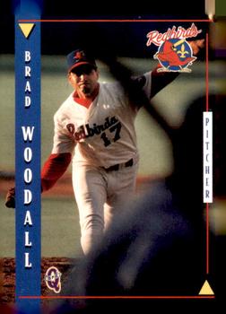 1998 Blueline Q-Cards Louisville Redbirds #21 Brad Woodall Front