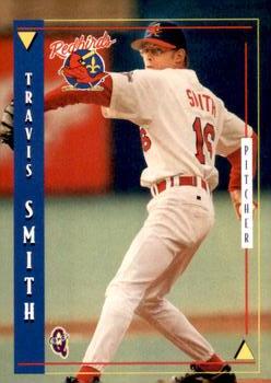 1998 Blueline Q-Cards Louisville Redbirds #24 Travis Smith Front