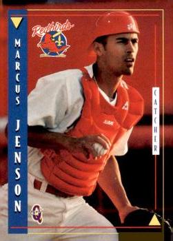 1998 Blueline Q-Cards Louisville Redbirds #29 Marcus Jensen Front