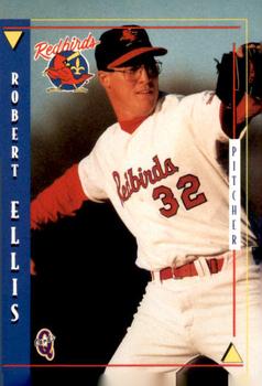 1998 Blueline Q-Cards Louisville Redbirds #30 Robert Ellis Front
