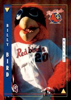 1998 Blueline Q-Cards Louisville Redbirds #36 Billy Bird Front