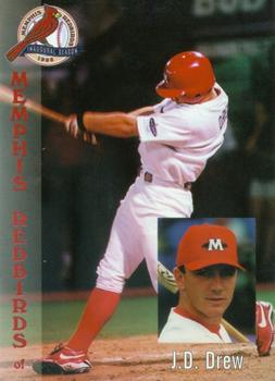 1998 Memphis Redbirds Update #NNO J.D. Drew Front