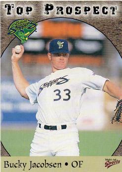 1998 Multi-Ad Midwest League Top Prospects #1 Bucky Jacobsen Front
