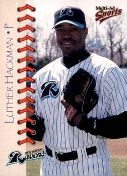 1998 Multi-Ad New Haven Ravens #NNO Luther Hackman Front