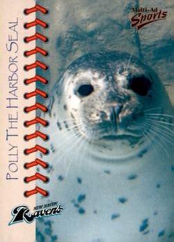 1998 Multi-Ad New Haven Ravens #NNO Polly The Harbor Seal Front