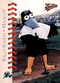 1998 Multi-Ad New Haven Ravens #NNO Rally Raven Front