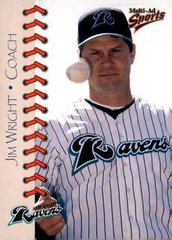 1998 Multi-Ad New Haven Ravens #NNO Jim Wright  Front