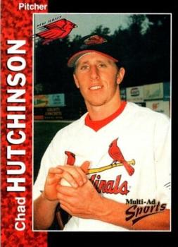 1998 Multi-Ad New Jersey Cardinals #1 Chad Hutchinson Front