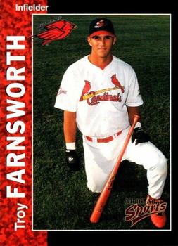 1998 Multi-Ad New Jersey Cardinals #6 Troy Farnsworth Front